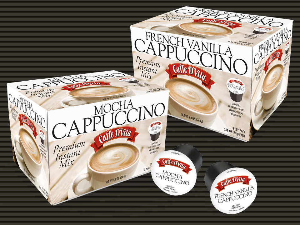 Boxes for K-Cups, Caffe D'Vita