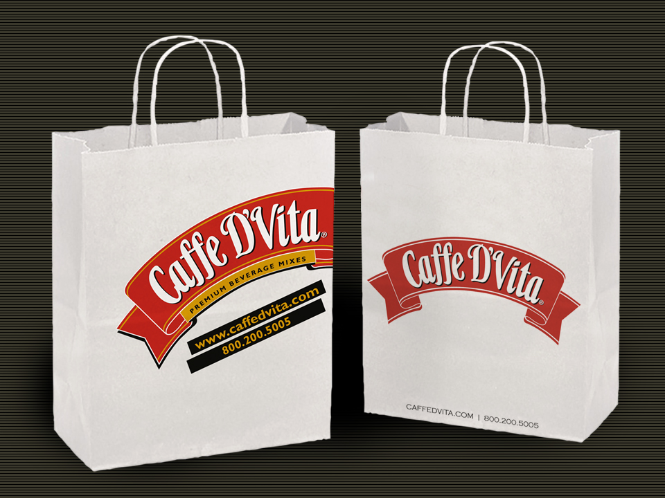 Caffe D'Vita Tradeshow Bags
