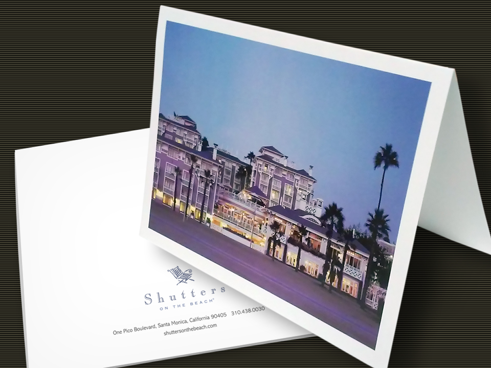 Greeting Card, Shutters, Guest Amenity