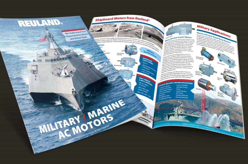 Graphic Design, Reuland Military / Marine Brochure