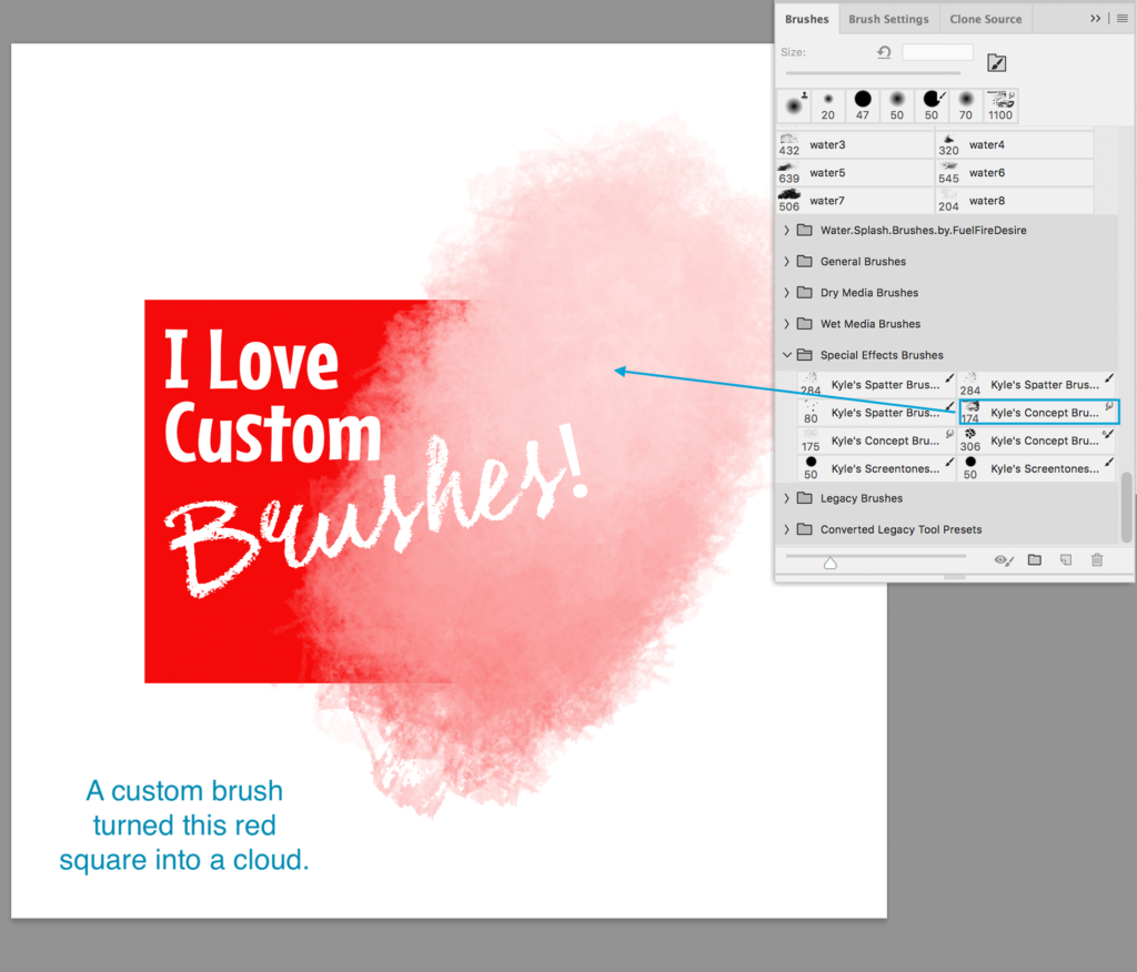 DIY Resources: I love Custom Brushes!