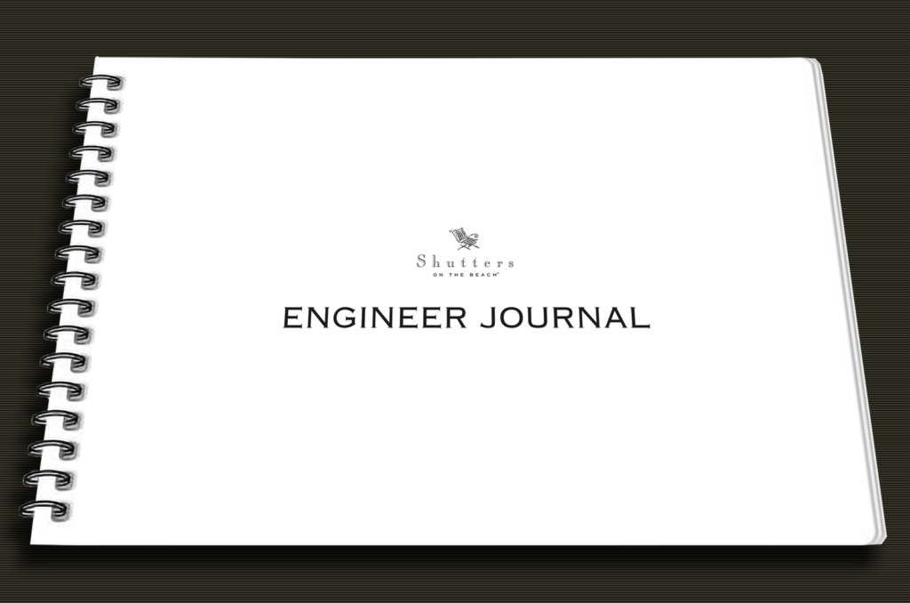 Engineer Journal for Parts Ordering