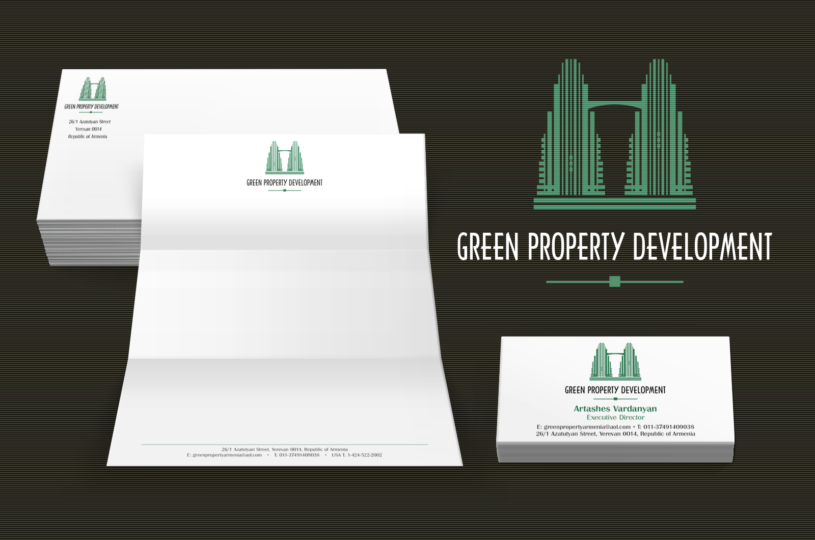 Graphic Design for Green Property Development Logo & Stationery