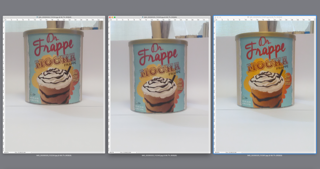 Take multiple snapshots of your mockups.