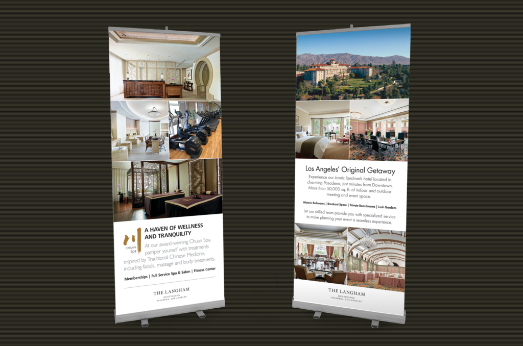 Large Format Printing: Langham Rollup Banners