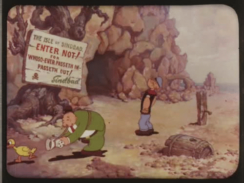 Free Images: Popeye animation by Paramount Studios, 1936 at the Library of Congress