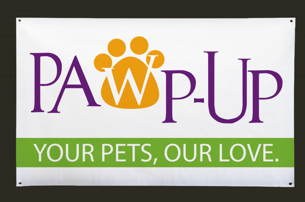 Large format Printing: Pawp-Up Vinyl Banner