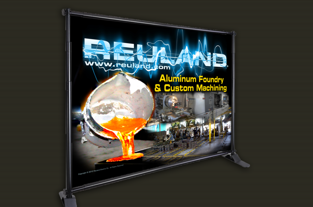 Large Format Printing: Reuland Foundry Backdrop