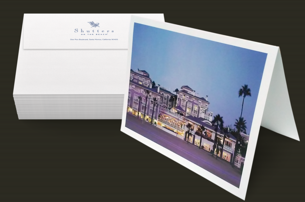 Shutters on the Beach Greeting Card & Envelope Stationery