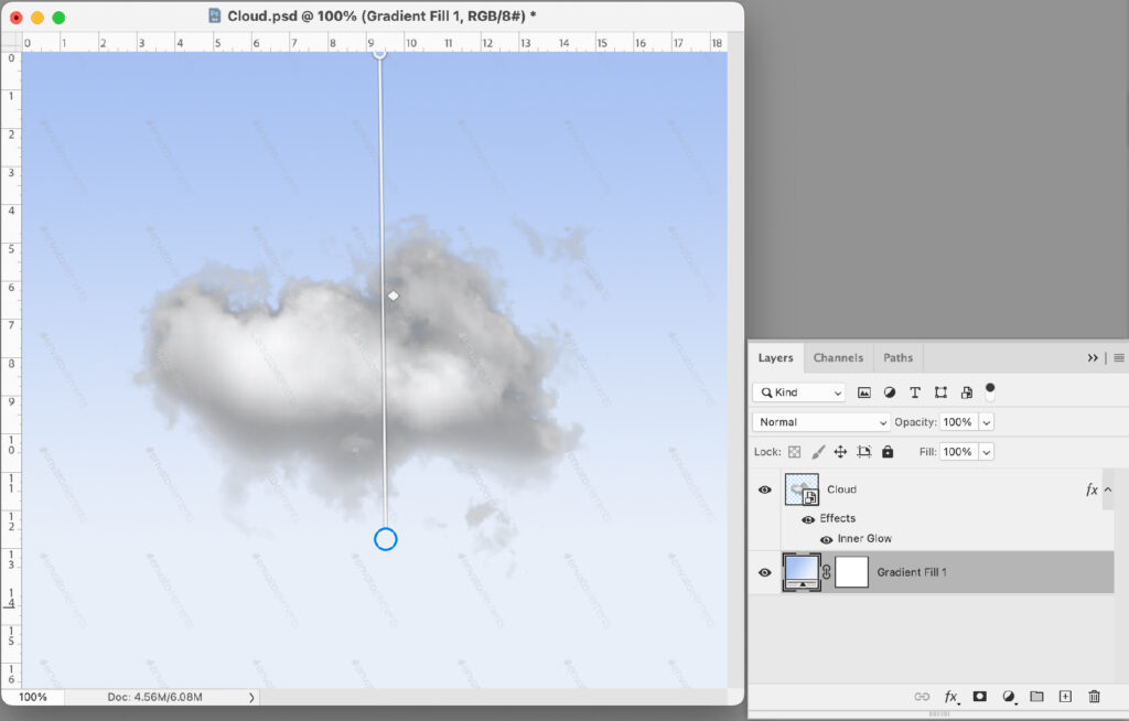 Step 6-Layers Blend If Method