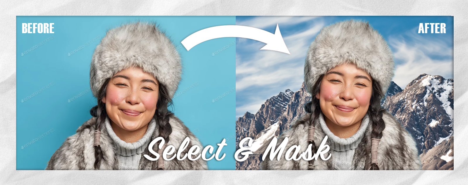 Take Out Backgrounds Easily in Photoshop with Select & Mask 